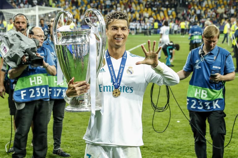 Cristiano Ronaldo ha vinto 5 Champions