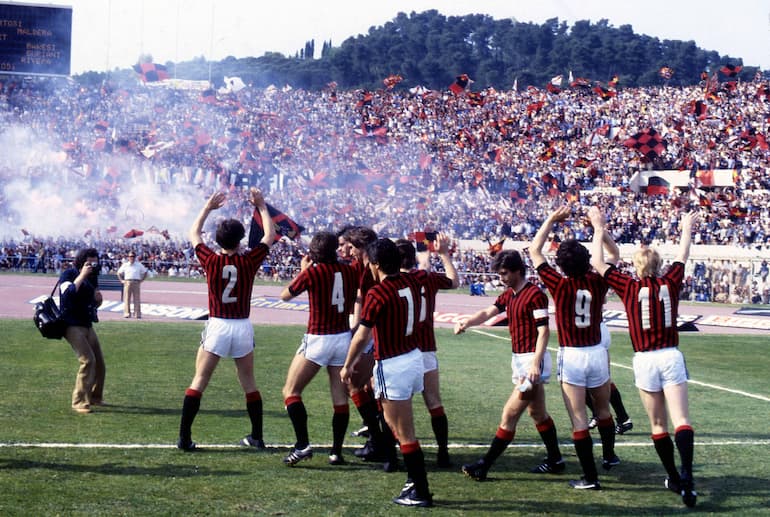 Una bellissima immagine del Milan 1978/1979